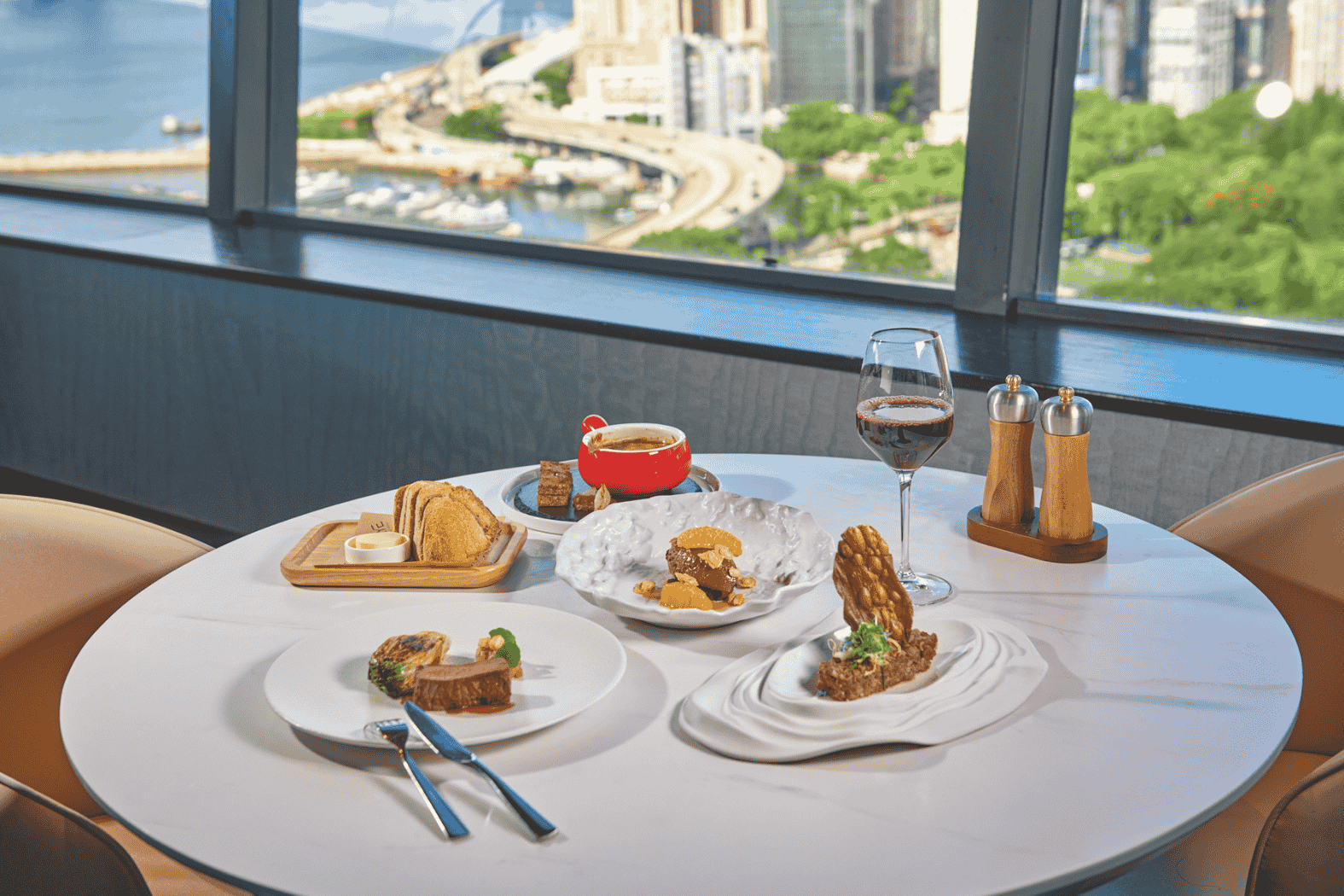 Hanwoo Dishes at The Park Lane Hong Kong, SKYE Roofbar & Brasserie
